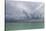 Rain Clouds and Thunderstorm at Sea.-Stephen Frink-Stretched Canvas