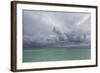 Rain Clouds and Thunderstorm at Sea.-Stephen Frink-Framed Photographic Print