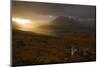 Rain Clouds over Ben More Coigach and Loch Lurgainn at Dawn, Coigach, Highland, Scotland, UK-Mark Hamblin-Mounted Photographic Print