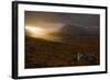 Rain Clouds over Ben More Coigach and Loch Lurgainn at Dawn, Coigach, Highland, Scotland, UK-Mark Hamblin-Framed Photographic Print