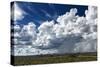 Rain Clouds over the Namibian Savanna-Circumnavigation-Stretched Canvas