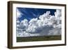 Rain Clouds over the Namibian Savanna-Circumnavigation-Framed Photographic Print