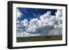 Rain Clouds over the Namibian Savanna-Circumnavigation-Framed Photographic Print