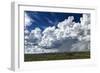 Rain Clouds over the Namibian Savanna-Circumnavigation-Framed Photographic Print