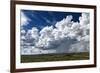 Rain Clouds over the Namibian Savanna-Circumnavigation-Framed Photographic Print