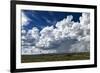 Rain Clouds over the Namibian Savanna-Circumnavigation-Framed Photographic Print