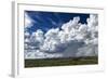 Rain Clouds over the Namibian Savanna-Circumnavigation-Framed Photographic Print