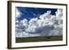 Rain Clouds over the Namibian Savanna-Circumnavigation-Framed Photographic Print