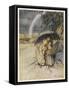 Rain, Go to Spain-Arthur Rackham-Framed Stretched Canvas