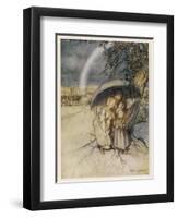 Rain, Go to Spain-Arthur Rackham-Framed Art Print