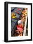 Rain Gutter Full of Autumn Leaves and a Baseball-soupstock-Framed Photographic Print