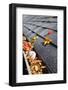 Rain Gutter Full of Autumn Leaves-soupstock-Framed Photographic Print