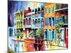 Rain in Old New Orleans-Diane Millsap-Mounted Art Print