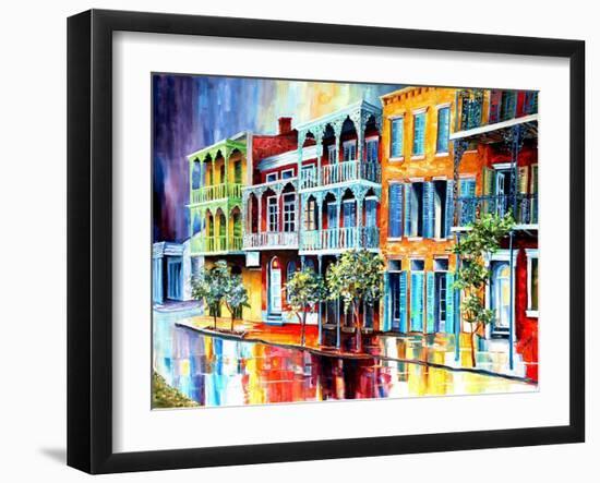 Rain in Old New Orleans-Diane Millsap-Framed Art Print