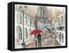 Rain in Paris-Todd Williams-Framed Stretched Canvas