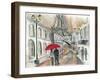 Rain in Paris-Todd Williams-Framed Art Print