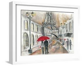 Rain in Paris-Todd Williams-Framed Art Print