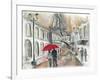 Rain in Paris-Todd Williams-Framed Art Print