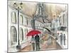 Rain in Paris-Todd Williams-Mounted Art Print