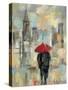 Rain in the City I-Silvia Vassileva-Stretched Canvas