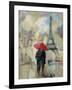 Rain in the City II-Silvia Vassileva-Framed Art Print