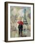 Rain in the City II-Silvia Vassileva-Framed Art Print