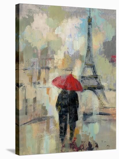 Rain in the City II-Silvia Vassileva-Stretched Canvas