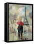 Rain in the City II-Silvia Vassileva-Framed Stretched Canvas