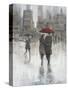Rain in The City II-Tim OToole-Stretched Canvas