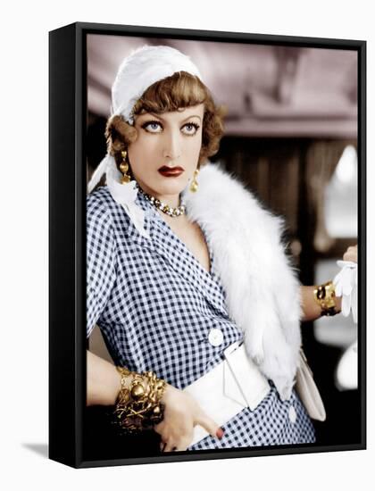 RAIN, Joan Crawford, 1932-null-Framed Stretched Canvas