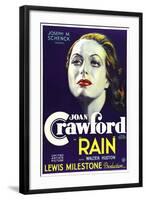 Rain, Joan Crawford, 1932-null-Framed Art Print