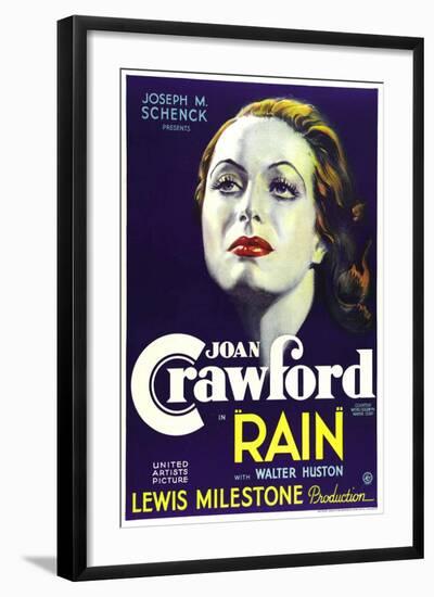 Rain, Joan Crawford, 1932-null-Framed Art Print