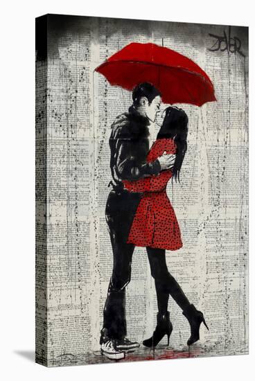 Rain Kisses-Loui Jover-Stretched Canvas