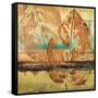 Rain Leaves II-Patricia Pinto-Framed Stretched Canvas