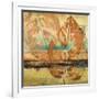 Rain Leaves II-Patricia Pinto-Framed Art Print