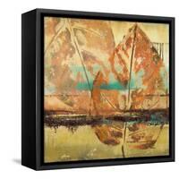 Rain Leaves II-Patricia Pinto-Framed Stretched Canvas