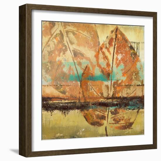 Rain Leaves II-Patricia Pinto-Framed Art Print