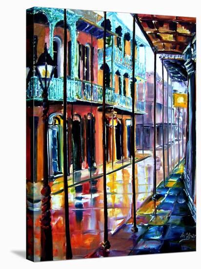 Rain on Royal Street-Diane Millsap-Stretched Canvas