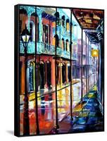 Rain on Royal Street-Diane Millsap-Framed Stretched Canvas