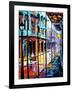 Rain on Royal Street-Diane Millsap-Framed Art Print