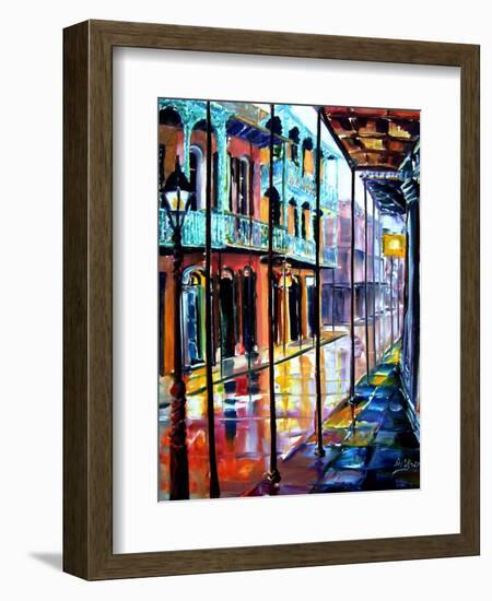 Rain on Royal Street-Diane Millsap-Framed Art Print