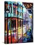 Rain on Royal Street-Diane Millsap-Stretched Canvas