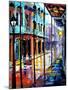 Rain on Royal Street-Diane Millsap-Mounted Art Print