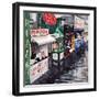 "Rain on the Boardwalk", July 2, 1955-George Hughes-Framed Giclee Print