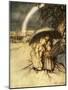 Rain, rain, go to Spain-Arthur Rackham-Mounted Giclee Print