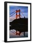 Rain Reflection, Early Morning Golden Gate Bridge, San Francisco-Vincent James-Framed Photographic Print