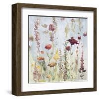 Rain Shower Garden-Lora Gold-Framed Art Print