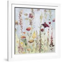 Rain Shower Garden-Lora Gold-Framed Art Print