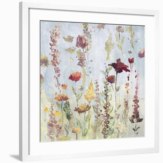 Rain Shower Garden-Lora Gold-Framed Art Print