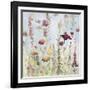 Rain Shower Garden-Lora Gold-Framed Art Print